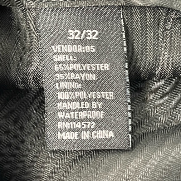 Vinci New York Mens Flat Front Adjustable Dress Pants Size 32x32 Silicone Band - Picture 10 of 11